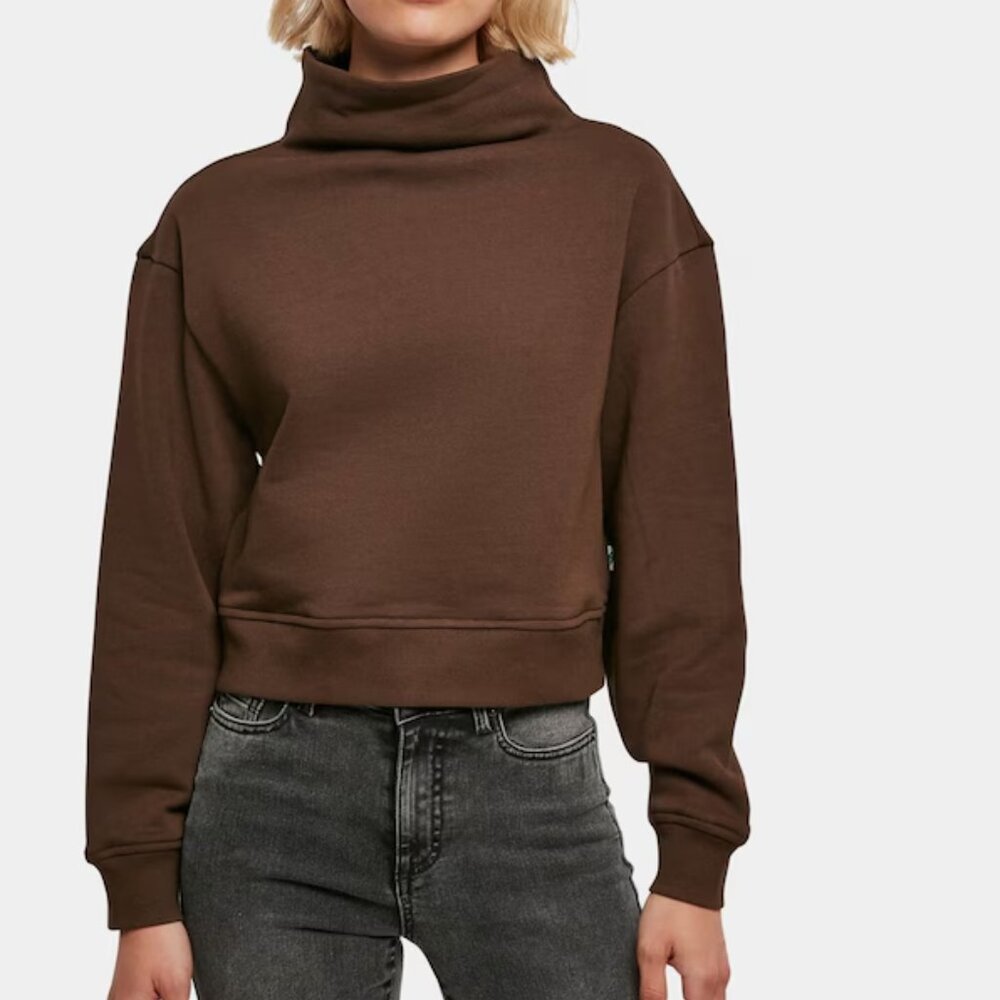 Cropped Turtleneck Sweatshirt – Zara